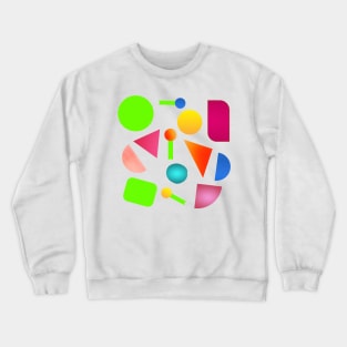 Multicolor Graphic Design Crewneck Sweatshirt